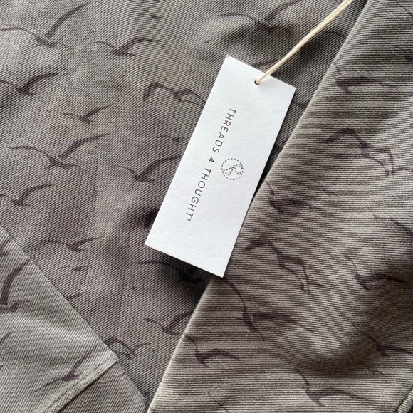 Threads 4 Thought Crew Neck Pull Over Mens Sweatshirt Size Small S NWT - Picture 4 of 5